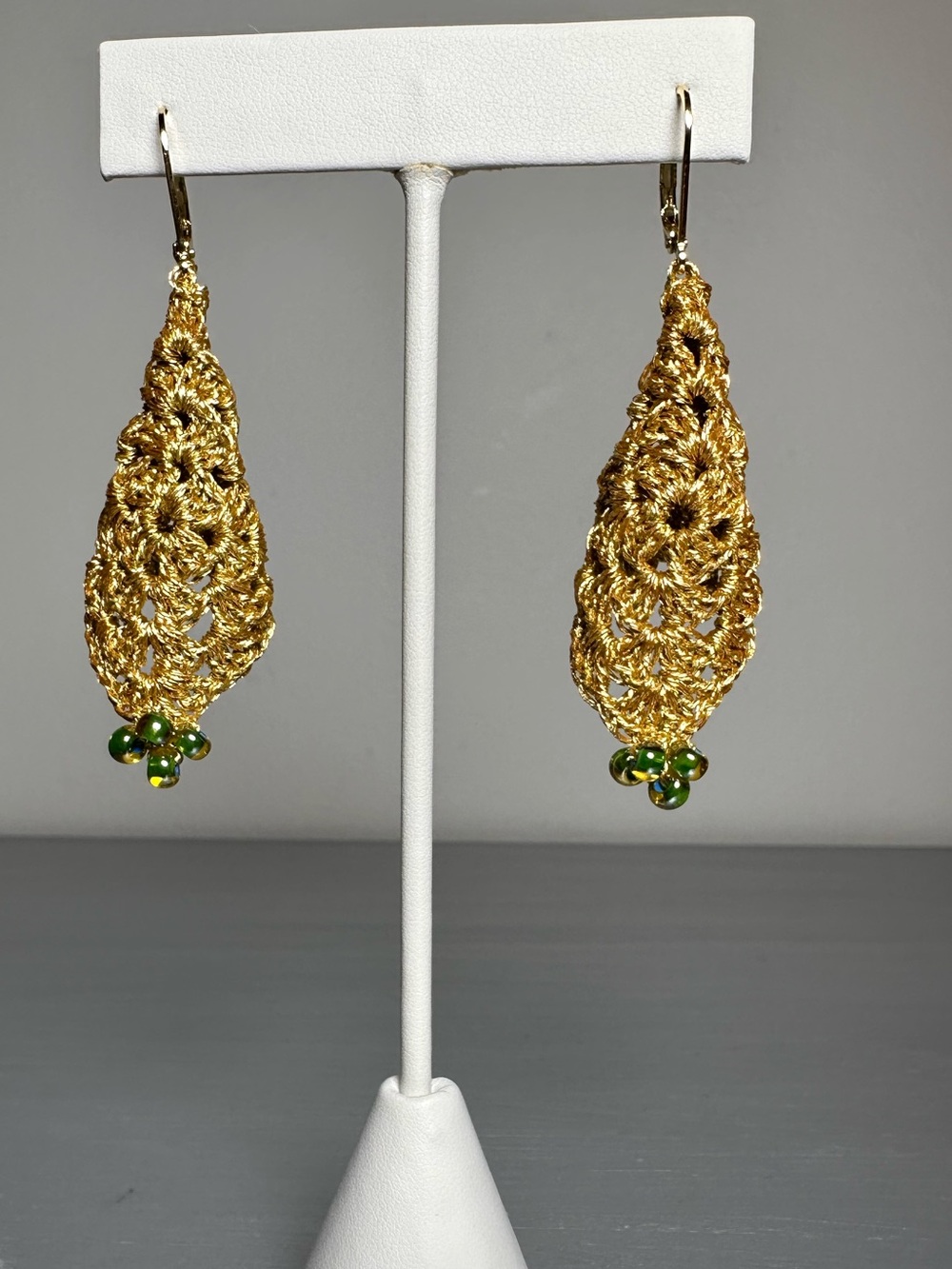 Handmade Crochet Filigree Style Earrings